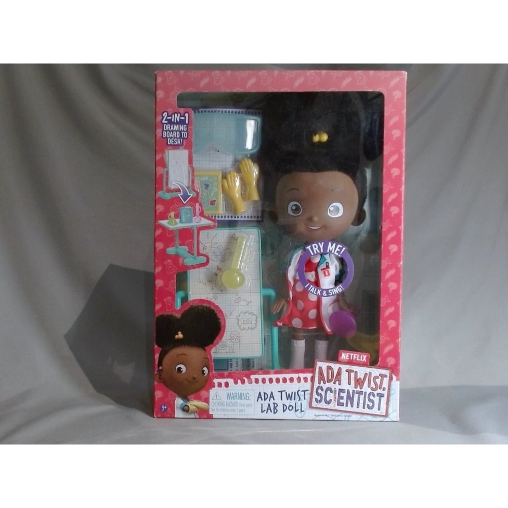 Ada Twist Scientist Ada Twist Lab Doll Interactive Doll  Talks and Sings, BNIB